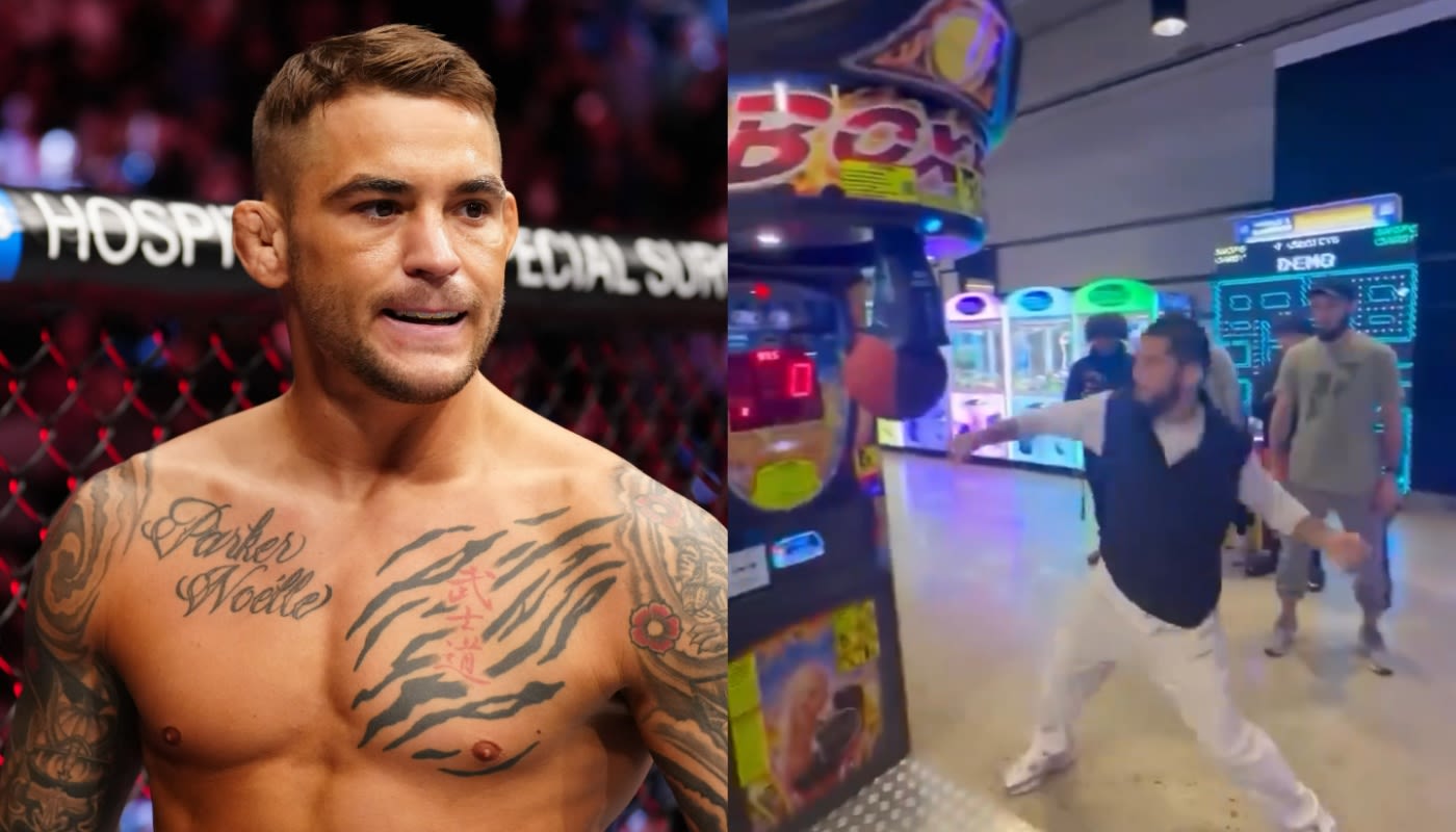 Dustin Poirier reacts to viral video of Islam Makhachev hitting a punching machine ahead of UFC 302 headliner | BJPenn.com