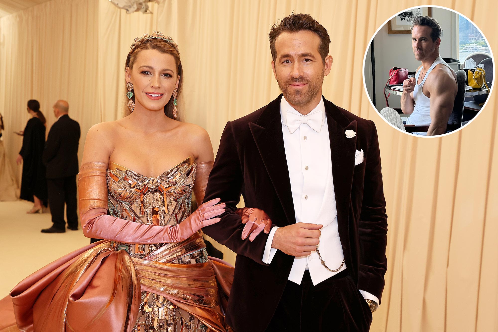 Blake Lively Thirsts Over Photo of Husband Ryan Reynolds in Muscle Tank Top