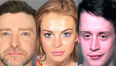 De Justin Timberlake a Lindsay Lohan, famosos que fueron detenidos por manejar ebrios y debieron protagonizar la “producción de fotos” menos deseada