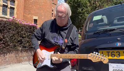 America’s Got Talent star Old Grey Guitarist plays Whole Lotta Love… outside Jimmy Page’s house