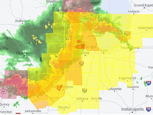 Ground stop issued for O'Hare Airport, some Metra trains stopped as severe weather slams Chicago area