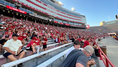 Thousands Turn Out to Watch Saturday Night Nebraska Football Practice