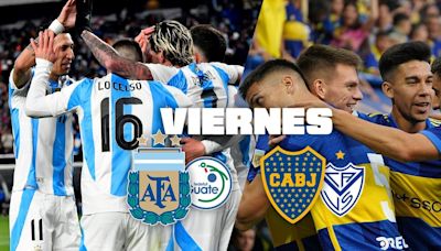 Viernes a puro fútbol: Boca y la Liga Argentina, Selección y Eurocopa