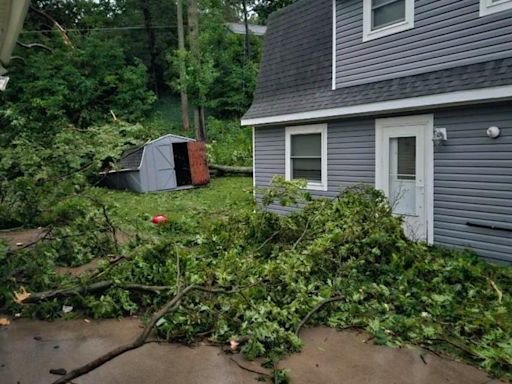 Severe storms causing power outages, damage across West Michigan