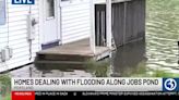 Homeowners dealing with flooding along Jobs Pond