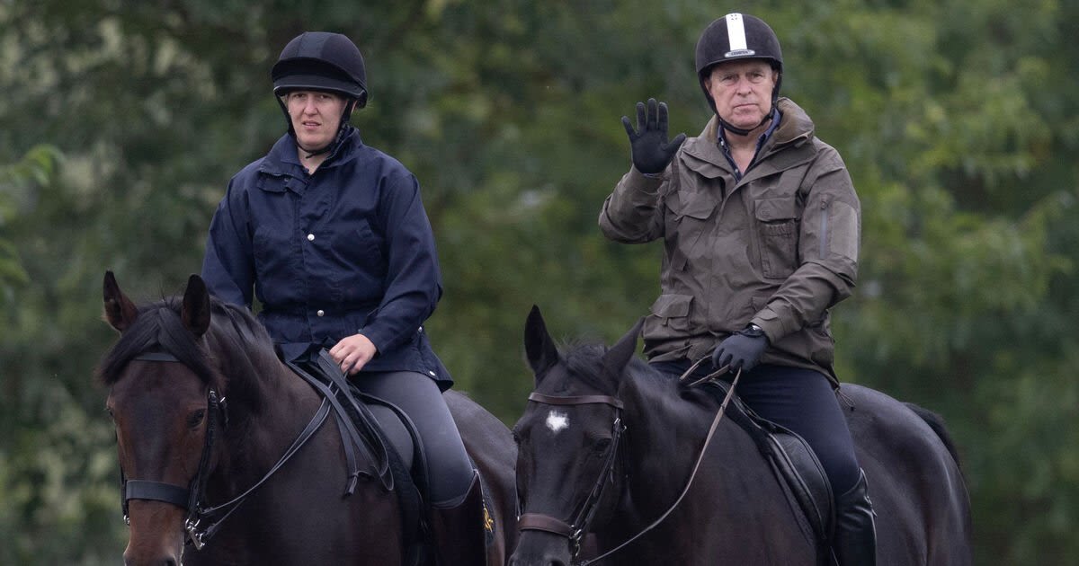 Andrew deep in thought while out riding on eve of bombshell royal drama release