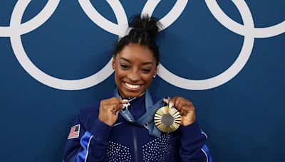 Simone Biles takes a five-word swipe at Trump