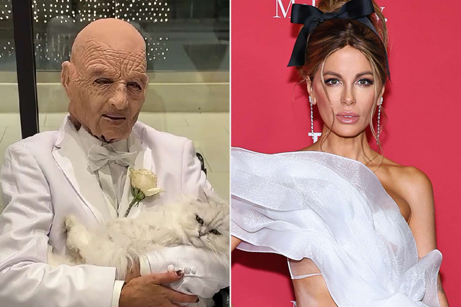 Kate Beckinsale Dresses as Old Man in Message to Online Haters: ‘Hope It Is Less Triggering’