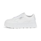 【豬豬老闆】PUMA Mayze Stack Lthr Wns 全白 刻痕 厚底 增高 休閒鞋 女鞋 38441201