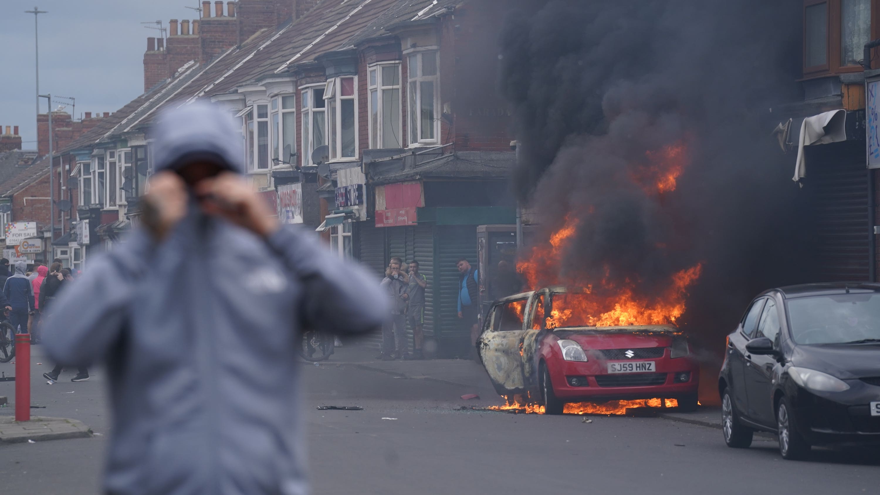 Middlesbrough hit by ‘staggering’ violence on Sunday, police say, as 35 arrested