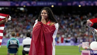 Rogers' hammer throw gold rescues the day for Canada at the Paris Games