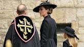 Royal fans spot Kate Middleton's reassuring gesture to Princess Charlotte at funeral
