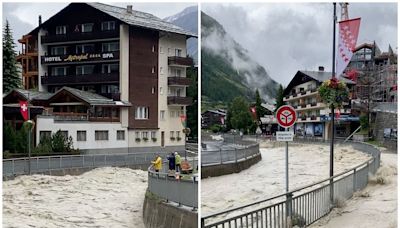 瑞士30年一遇暴雨 土石流洪水狂淹至少3人失蹤