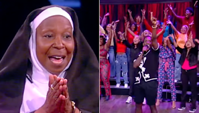 Whoopi Goldberg Reunites ‘Sister Act 2’ Kid Actors After 30 Years to Recreate...Joyful’ Choir Scenes, Breaks Down in Tears