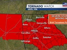 LIVE UPDATES: New tornado watch issued, severe thunderstorm warnings in effect