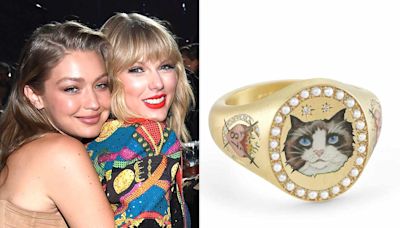 Gigi Hadid Gifts Bestie Taylor Swift a Ring with Nods to Her ‘Favorite Things’ — Including Travis Kelce and Her Cat