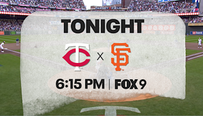 Minnesota Twins vs. San Francisco Giants today at 6:15 p.m. on FOX 9