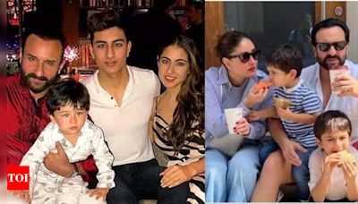 When Kareena Kapoor Khan spoke about how Saif Ali Khan balances his time between his four kids Sara Ali Khan, Ibrahim, Taimur and Jeh - Times of India