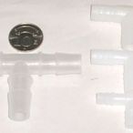 現貨 T字 3通 水冷 水族 1分2管 內徑 6/8/10mm PE 白色塑膠 1個 婷婷的店