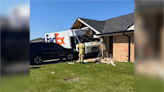 FedEx driver accused of crashing delivery truck into Houma home