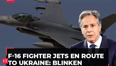 F-16 fighter jets en route to Ukraine from Denmark and the Netherlands: US Secretary Antony Blinken