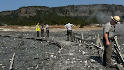 Así fue la explosión hidrotermal en Yellowstone que causó el cierre de partes del parque nacional