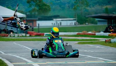 Ganhar ou ganhar: piloto de kart radicado em JF se prepara para a Copa Brasil