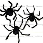 (PR-A_045)COS萬聖節舞會裝扮蜘蛛 鬼屋酒吧裝飾 毛蜘蛛30CM小