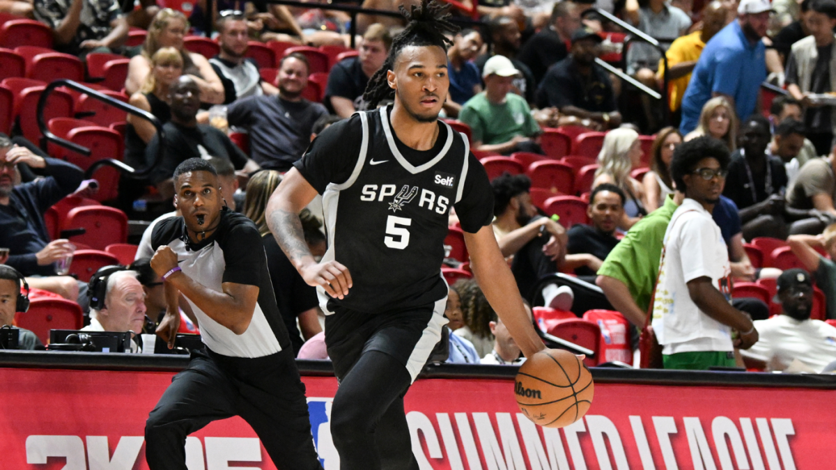 Stephon Castle injury: Spurs' top draft pick out for rest of Summer League with sprained wrist