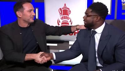 Micah Richards apologises to Frank Lampard on live TV but Chelsea legend has perfect response