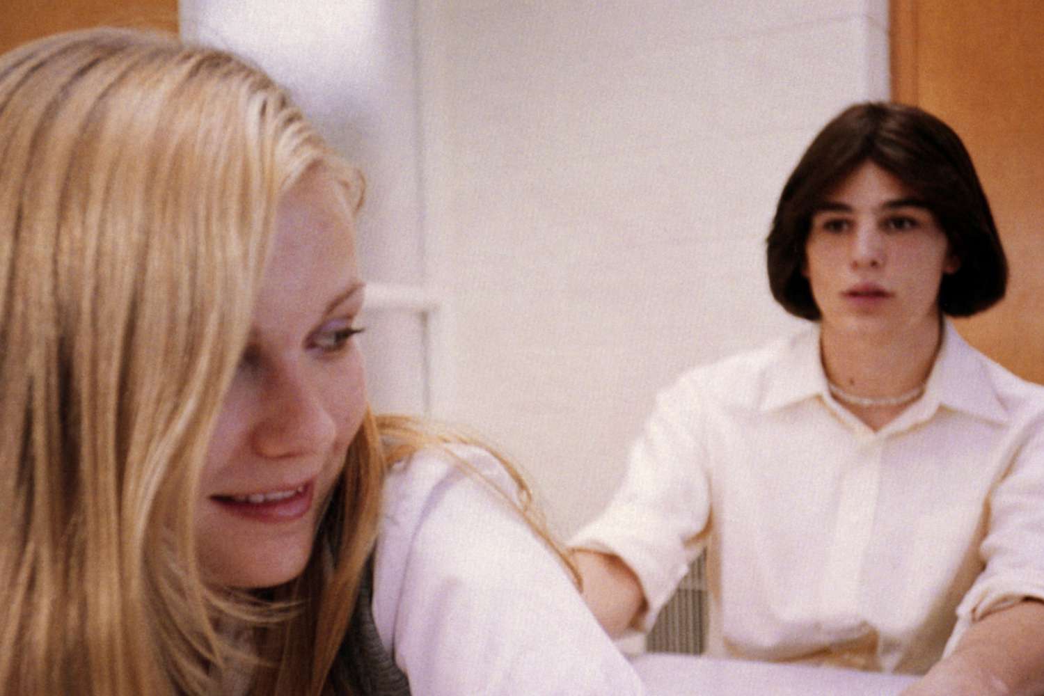 Kirsten Dunst bit Josh Hartnett in 'Virgin Suicides' make-out scene