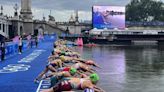 Women triathlon contenders finally dive into River Seine at Paris Olympics