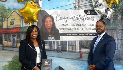 Lamar’s Thomas-Howard honored as 2024 Pee Dee Region Career Specialist of the Year