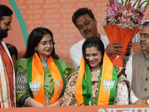 Kiran and Shruti Choudhry join BJP: Several kin of Haryana's famous 'Lals' now in BJP fold