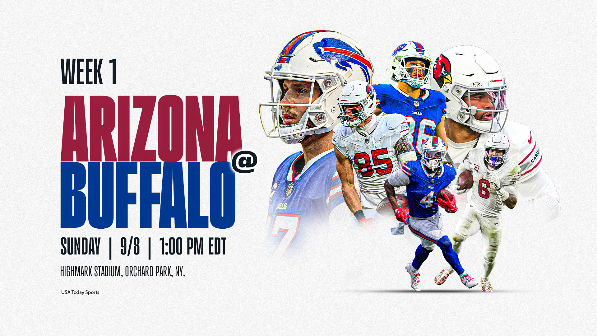 Cardinals at Bills: How to watch, stream, listen to Week 1 matchup