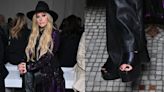 Avril Lavigne Elevates Her Step in Platform Leather Sandals at Elie Saab’s Couture Show During Paris Fashion Week