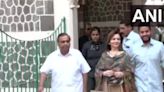 Mukesh Ambani, wife Nita, son Akash cast their vote in Mumbai