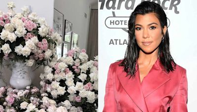 Kourtney Kardashian Reveals What Will Happen to Her Over-the-Top Display of Mother's Day Flowers