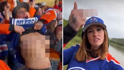 NHL boob flashing fan angrily sets the record straight about viral video