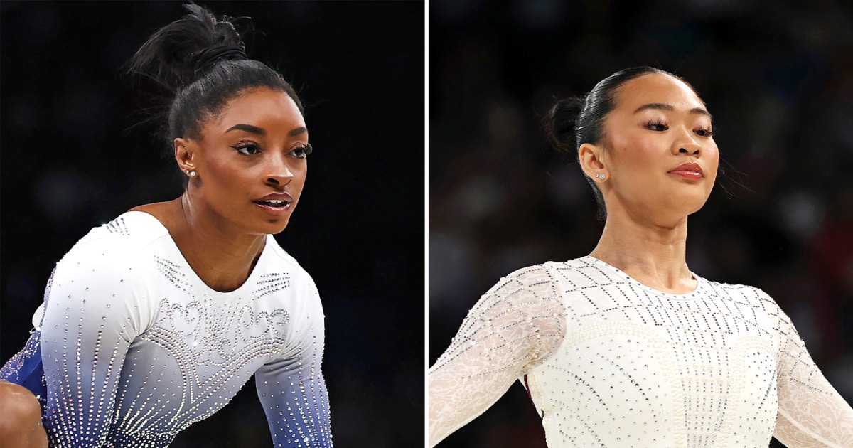 Simone Biles, Suni Lee Fall in Balance Beam Finals at 2024 Olympics