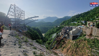 Under Construction ‘Signature Bridge’ Collapses In Uttarakhand | VIDEO