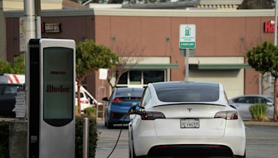 Tesla charging stations open to all electric vehicles in Calif.