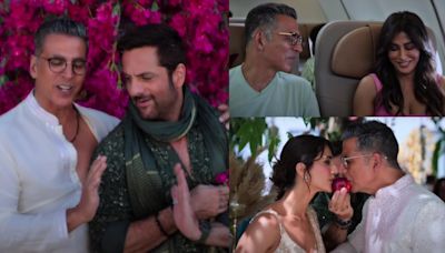 Khel Khel Mein song Hauli Hauli: Akshay Kumar-Fardeen Khan’s tribute to Heyy Babyy, Chitrangada’s cameo wins hearts