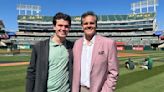 Father-son baseball play-by-play broadcasters Chip and Chris Caray cherish reunion in Oakland