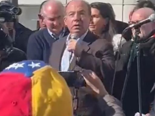 Felipe Calderón pide ayuda a AMLO para salvar a opositora que Maduro ordenó secuestrar tras el fraude electoral