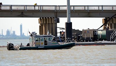 U.S. Coast Guard says Texas barge collision may have spilled up to 2,000 gallons of oil