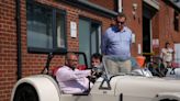 James Cleverly eyes up bespoke sports car and visits pub on Tory campaign trail