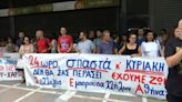 Protesta sindical en Grecia contra la semana laboral de seis días