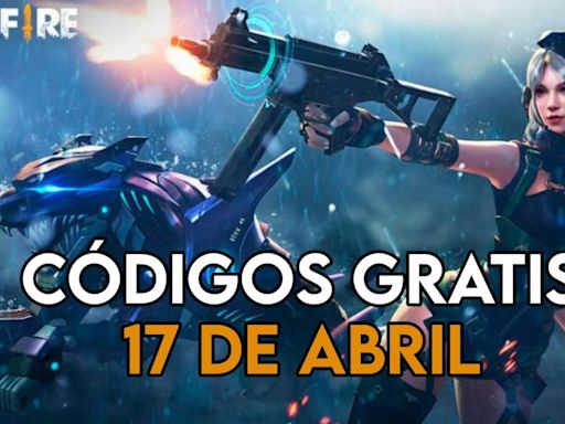 Free Fire | Códigos de hoy miércoles 17 de abril de 2024: recompensas gratis