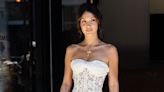 Bella Hadid Brings the Italian Riviera to New York With a Romantic Vacation Dress